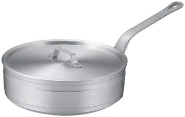 Honma Seisakusho 47018 Single-Handle Pot, Silver, Size 7.1 inches (18 cm), Extra Thick Bottom Aluminum Pot, Long Lasting Type, Aluminum Saute Pan, 7.1 inches (18 cm)