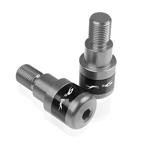 Embouts de guidon de moto anti-vibration et poignées grises pour Fazer 600 FZ6