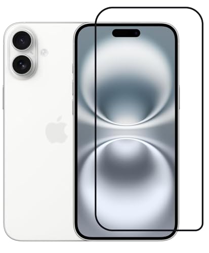Image of Edge to Edge Screen Protector Tempered Glass for iPhone 16 Plus with Easy Installation Kit Transparent