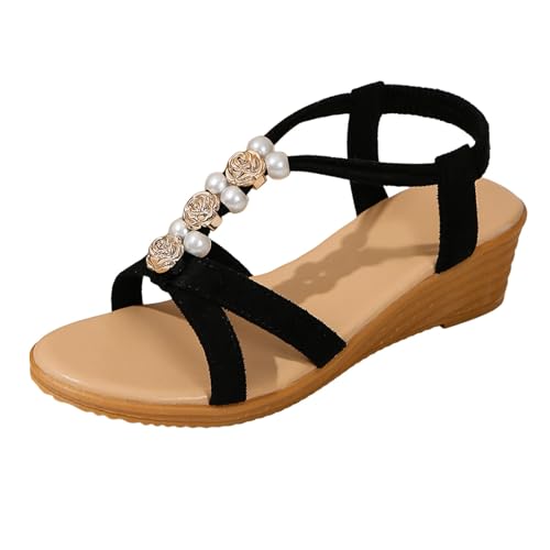 Sneakers ete pieds larges et mules confortables en noir