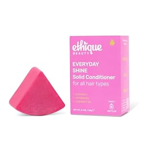 Ethique Everyday Conditioner Bar for soft, shiny hair with Vitamin C – Plastic-Free, Cruelty-Free, Vegan, 2.12 oz – Formerly The Guardian