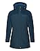 VAUDE Skomer II Winterparka Damen – Winterjacke Damen wasserdicht, winddicht & atmungsaktiv, wattierte Outdoorjacke Damen mit PrimaLoft Isolierung & Eco Finish – in Blau, Größe: 40