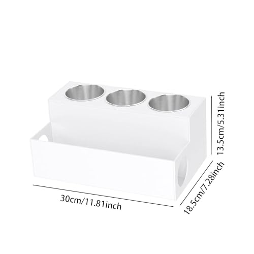 harayaa Organizador de ferramentas de cabelo com copo, suporte decorativo de para secador de cabelo,