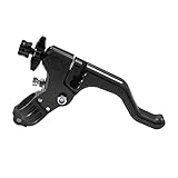 lhrlaoliu Motorcycle CNC 22mm 7/8' Stunt Short Clutch Lever Clutch Handlebar Easy Pull for crf250r crf450r crf250x crf450x crf230f Most Motorcycles Dirt Pit Bike (Black)