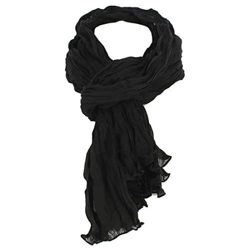 Clj Charles Le Jeune. Chèche. DAKAR, Coton. Noir Charbon - Uni -