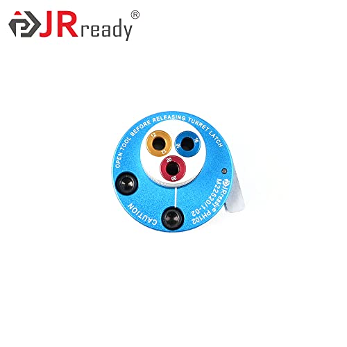 JRready PH102 M22520/1-02 Turret Head Positioner for NEW-ASF1, NEW-AS1, ACT-AS1 Crimp Tool, Suitable for 12# 16# 20# Solid Contacts Pin Socket.
