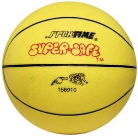 Sportime Super-Safe Junior Basketball, 7 Inches, Yellow