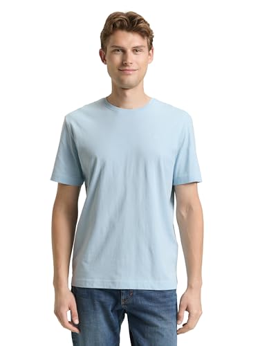Tom Tailor Herren 1045833 T-Shirt, 11062 - Cosy Dream Blue, XL EU – Ansicht 1