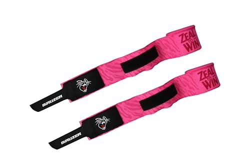 Image of Mexican-Style Boxing Hand Wraps - Breathable Stretch Cotton /Poly, 2 inch Wide with Hook & Loop, CAT Skin Graphic & Zeal to Win Slogan 2.5 Meter