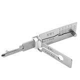 MLKBDB KW1 KW5 M1/MS2 Decodificatore Master Key in acciaio inox 2 in 1, SS002 Pro Tool per Scassinare Kit Cassette(KW1)
