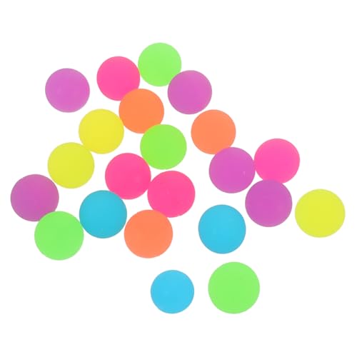 Balles elastiques caoutchouc mix de 100 pieces multicolores pour jeux d enfants