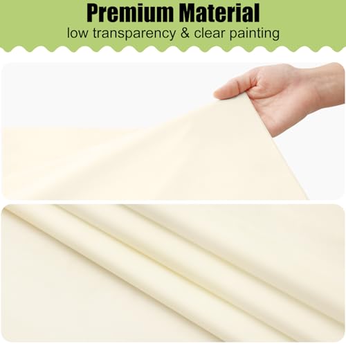 Image of Smiry Disposable Table Cloth 3 Pack, 54 x 108 Inch Waterproof Plastic Tablecloth, Decorative Rectangle Table Covers for Party, Birthday, Picnic, Beige