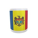 U24 Tasse Kaffeebecher Mug Cup Flagge Moldawien