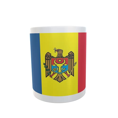 U24 Tasse Kaffeebecher Mug Cup Flagge Moldawien