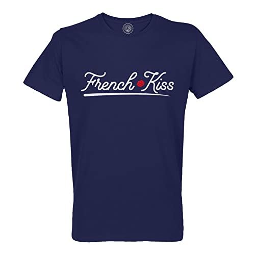 T-Shirt Homme Col Rond en Coton Bio French Kiss pour un Look Décontracté