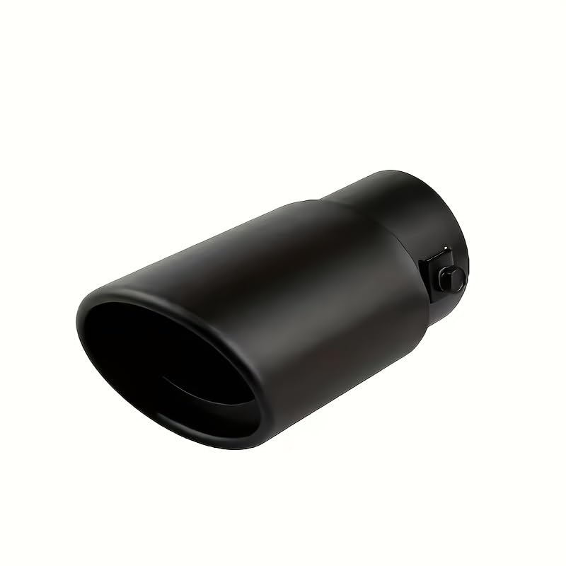 Silencieux d'échappement 2.5 pouces en acier inoxydable chromé noir pour votre auto