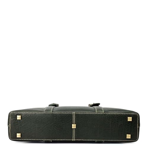 Image of Da Milano Leather Laptop Bag for Men & Women | Laptop Messenger Bag | Fits Up To 14 inch Laptop | Ideal for Office Purpose