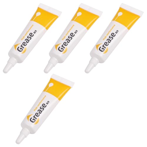 4 Pièces Graisses pour Rail D'imprimante 3D,Graisses Multi-usages,Graisse Lubrifiante Lubrifiant pour Machines Lubrifiant à Fermeture éclair,Graisse pour Roulements pour Engrenages Vis Glissières.