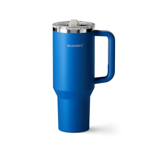 Easy Clean Pro Tumbler - 40 oz Water Bottle with Handle & Quick-Disassemble Flip Straw, Leak Resitance,Double Wall Insulated Stainless Steel, Dishwasher Safe, BPA-Free,Gifts for Women & Men