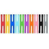 Matériau: Silicone; Couleur: Rouge, Jaune, Bleu Foncé, Bleu Clair, Vert, Violet, Orange, Rose, Noir, Gris; Taille: 100x21mm / 4x0.8inch (LxL); Épaisseur: 1.3mm/ 0.05 Inch; Contenu de l'emballage: 10 Pcs x H Band Silicone Rubber Bands