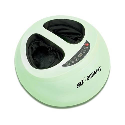 Image of Durafit91 Electric Foot Massager for Pain Relief, Feet Massager with Hand Simulation Massage, Air Compression, Shiatsu, Deep Kneading, Blood Circulation, Relaxation & Stress Relief, Portable Massager