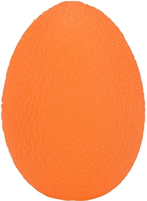 NOVA Hand Exerciser Oval Egg, Hand Grip Squeeze Oval Ball for Strength, Stress and Recovery, Comes in 3 Resistance Levels - Pink Soft, Orange Medium and Blue Firm