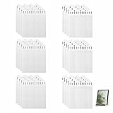 36 Paar (72 Stück) Klebestreifen zum Aufhängen von Bildern, Klebestreifen Klettband Streifen Bilder-Montagestreifen Poster Strips Bilderaufhängestreifen 19 x 92 mm beschädigungsfrei für Kunstwerke