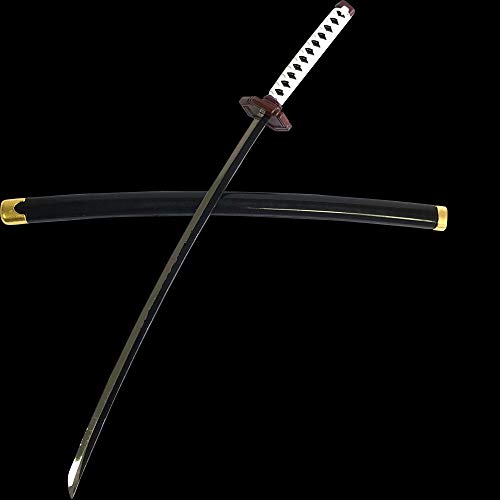 Demon Slayer 1/6 Size 10'' Tomioka Giyuu Sword Samurai Sword Katana Knife Action Figures Game Collection Sword Toys Sword Party Supplies Gift Sword Metal Room Decoration (Tomioka Giyuu) #TOP5