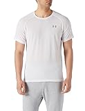 Under Armour Men's Threadborne Streaker Singlet, White/Steel, Medium