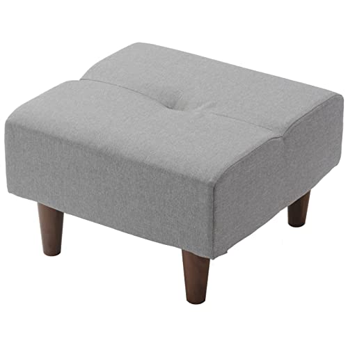 セルタン 日本製 オットマン スツール 脚置き ポケットコイル AUGUST オーガスト シングルタイプ ポケットコイル タスクグレー 組合せ自在 高反発 A791p-587GRY 1人掛け