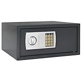 Generisch Digitaler Safe mit Schloss Dunkelgrau 42 x 37 x 20 cm Stahl,Heim & Garten,Büro- & Haussicherheit,Safes & Tresore-42011317