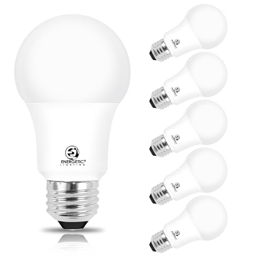 Energetic LED Bulbs 100 Watt Equivalent，Daylight 5000K A19 Dimmable Light