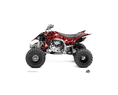 Kit Déco Quad Camo Yamaha 450 YFZ R Rouge de Haute Qualité