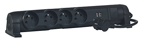 Preisvergleich Produktbild Legrand Steckdosenleiste, schwarz, 050391 3500 wattsW, 250 voltsV