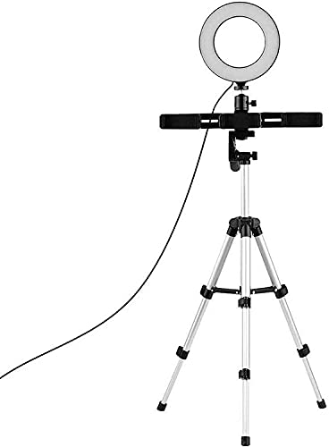 Image of 6.3Inch Led Ring Light with Tripod Phone Holder Bt Remote Control for Video Shooting Live Streaming Selfie Makeup Household Equipment