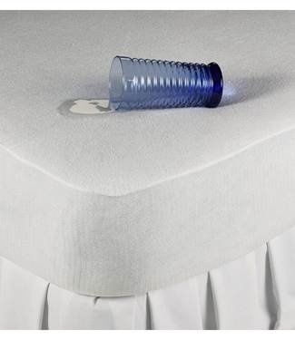 Harwoods Soft Terry Towelling Fitted Mattress Protector Waterproof Absorbent Cover - White (Bunk 2 ft 6)
