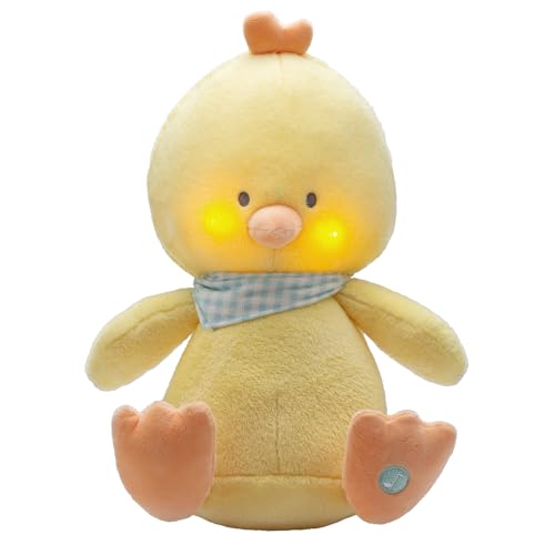 Magic Years 10 inch Musical Light Up Chick Toy for Baby, Plays Twinkle, Twinkle Little Star, Yellow Duck, Farm