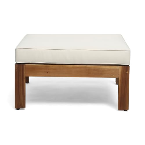Christopher Knight Home 308255 Alice Outdoor 5 Piece Acacia Wood Sofa Set, Teak Finish thumb #7