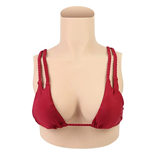 ROANYER 女装 おっぱい Bカップ シリコンバスト 男の娘 コスプレ 偽乳 変装 偽胸 女装男子 乳ガン術後 原神 刻晴 胡桃 コスプレ 女装男子 シリコン充填乳房