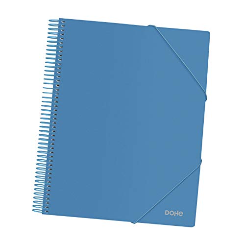 Carpeta de espiral - 30 fundas de 80 micras - Azul