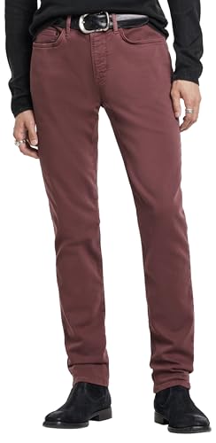 John Varvatos Men's Slim Fit Winter Garment Dyed Denim