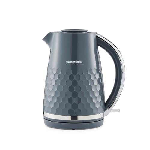 Morphy Richards Hive 108273 Bouilloire 1,5 l Système de remplissage facile, bec d'eau amélioré, ébullition rapide 3 kW, base à 360 degrés, filtre à...