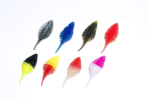 MiRoeFishing Esche in gomma + esche da pesca Spoon...