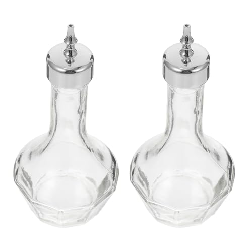Bouteilles de bar en verre 50ml de précision pour bitters lot de 2 - 2