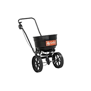 Agri-Fab 45-0566 50 lb. Push Lawn & Garden Broadcast Spreader for Seed,Fertilizer; Walk Behind with Easy to use Cable Control