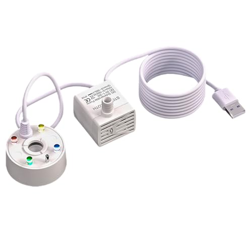 lmoikesz Luces subacuáticas para estanques, impresionante fuente de agua con iluminación LED, luces LED para fuentes de agua, subacuáticas ABS para estanques.