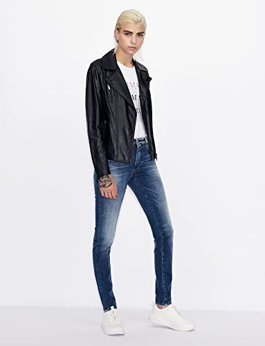 Armani Exchange Women's Classic Denim Skinny Jeans4