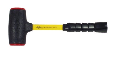 Nupla 2 Lbs. Soft Face Safety Steel Sledge Hammer With Durable 14 In Ergo Power Fiberglass Handle And Non Slip Super Grip 75 26 500