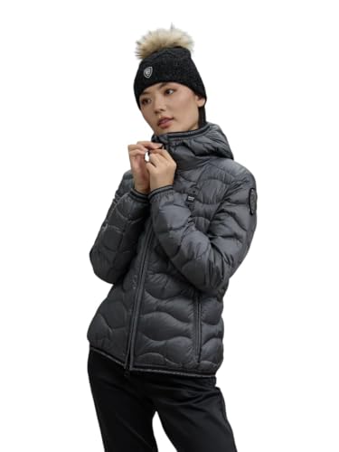 Blauer Edredón de ondas Camelia gris antracita