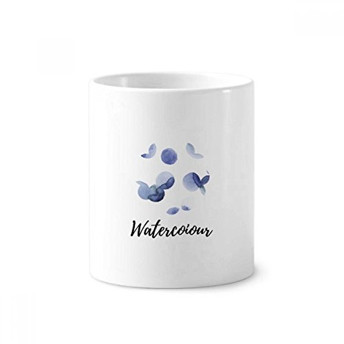 Cadeau Porte-brosse à dents motif plantes gobelet en céramique décoratif pour anniversaire et fêtes
